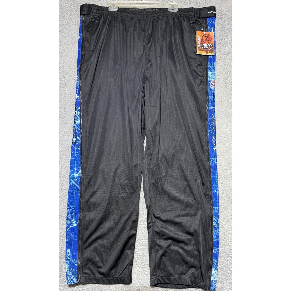 Los Angeles Clippers Pants Mens 3XLT NBA Warm Up Zipway Technology Big & Tall